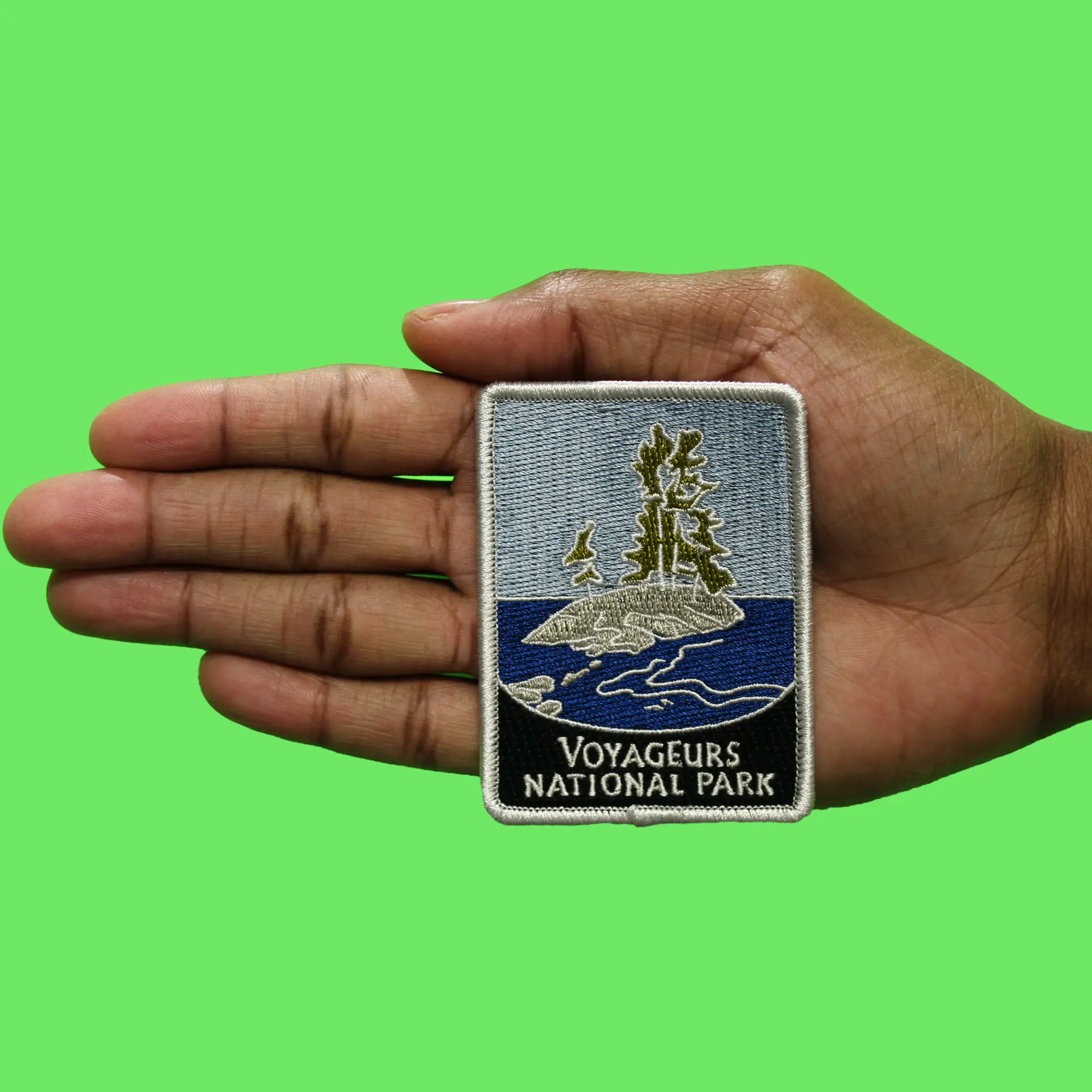 Voyageurs National Park Patch Travel Collectible Souvenir Embroidered Iron On - Image 3