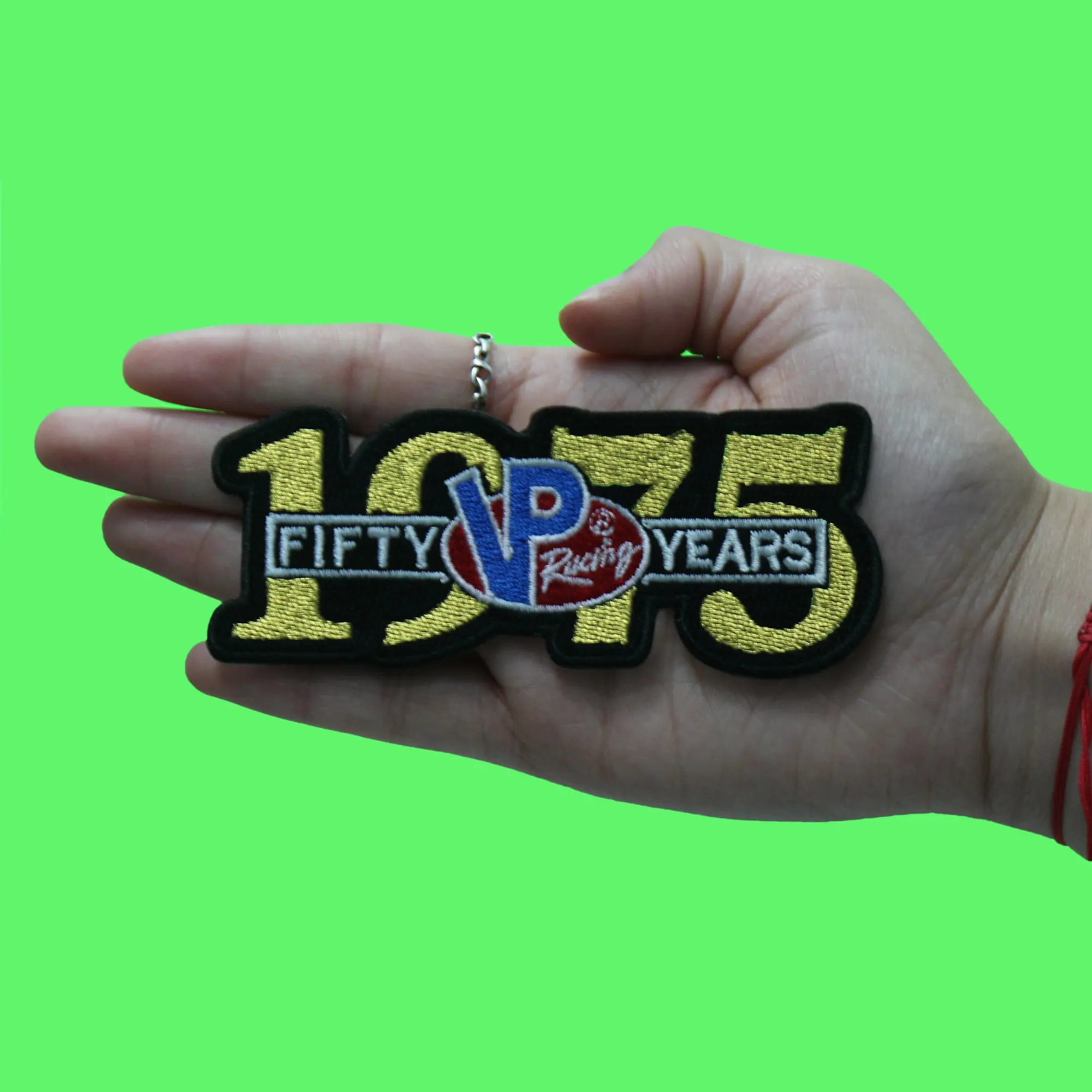 VP Racing 50th Anniversary Patch 1975 Embroidered Iron On - Image 3