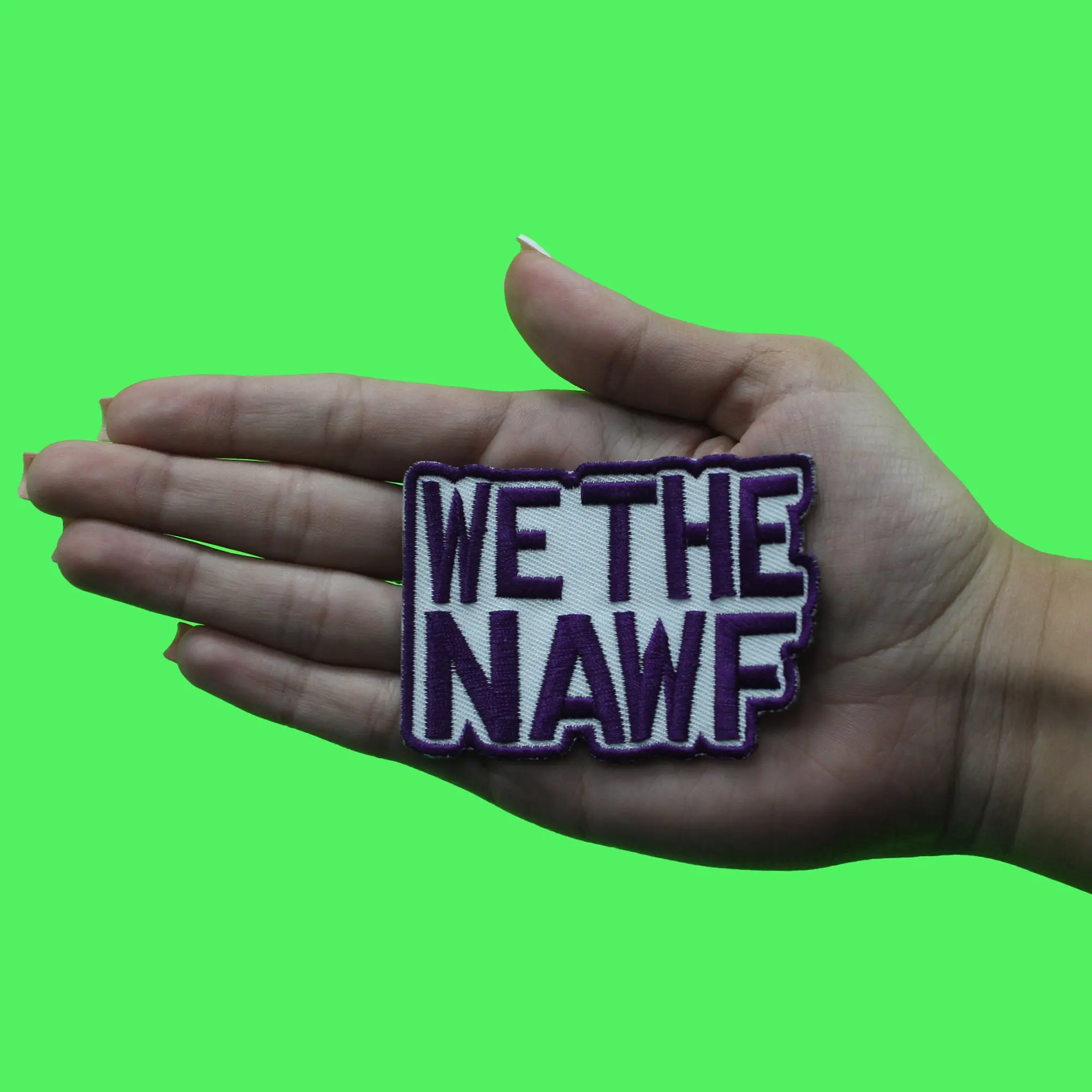 We The Nawf Patch Houston Area Parody Embroidered Iron On - Image 3