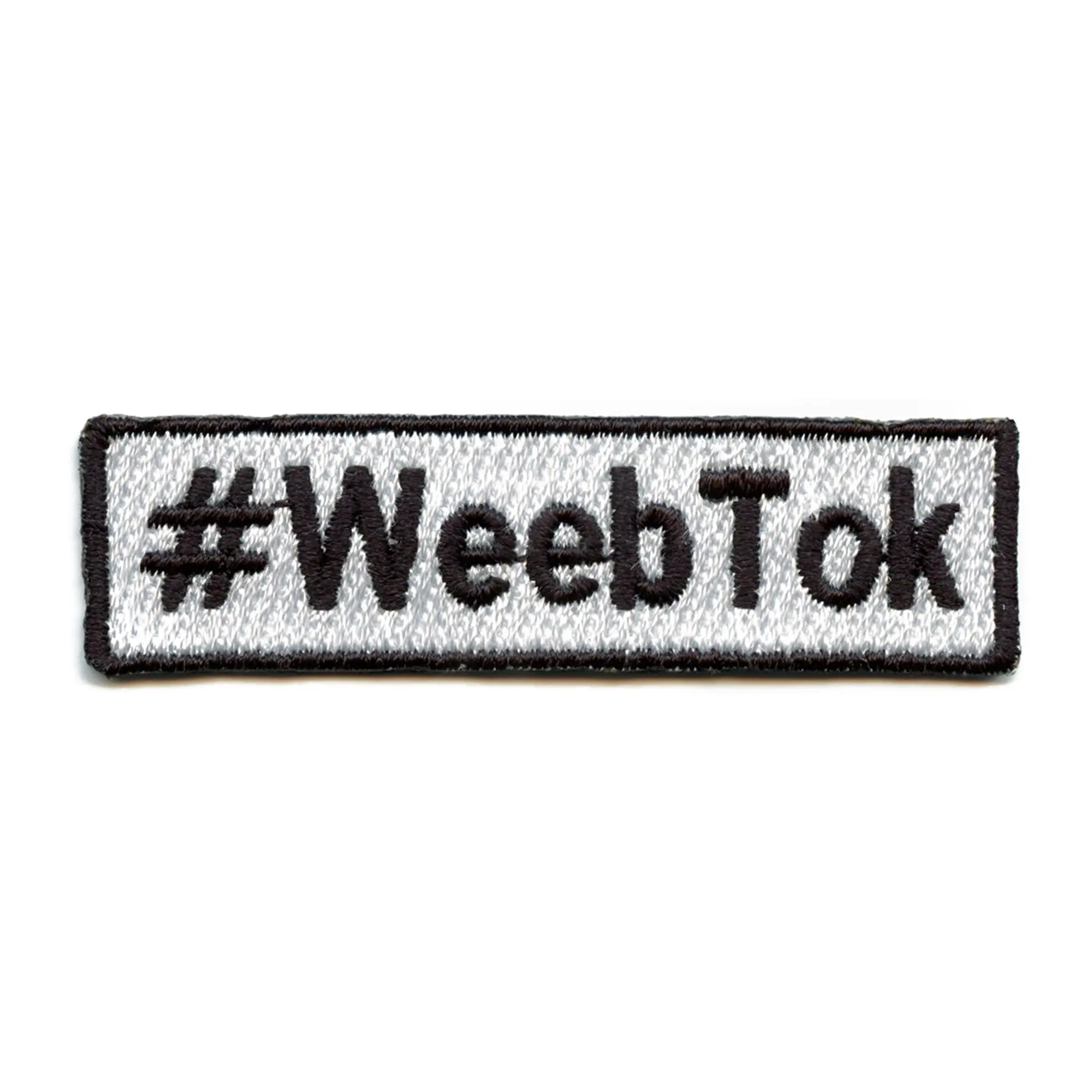 #WeebTok Patch Popular Hashtag Embroidered Iron On