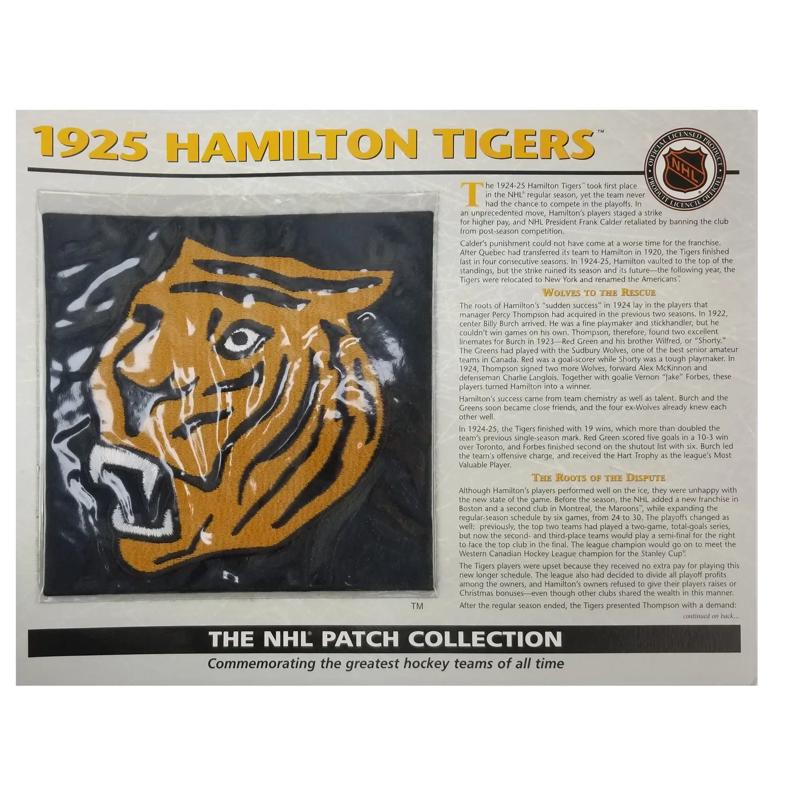 Willabee & Ward NHL Patch Collection Greatest Teams Of All Time With Stat Card - Image 10