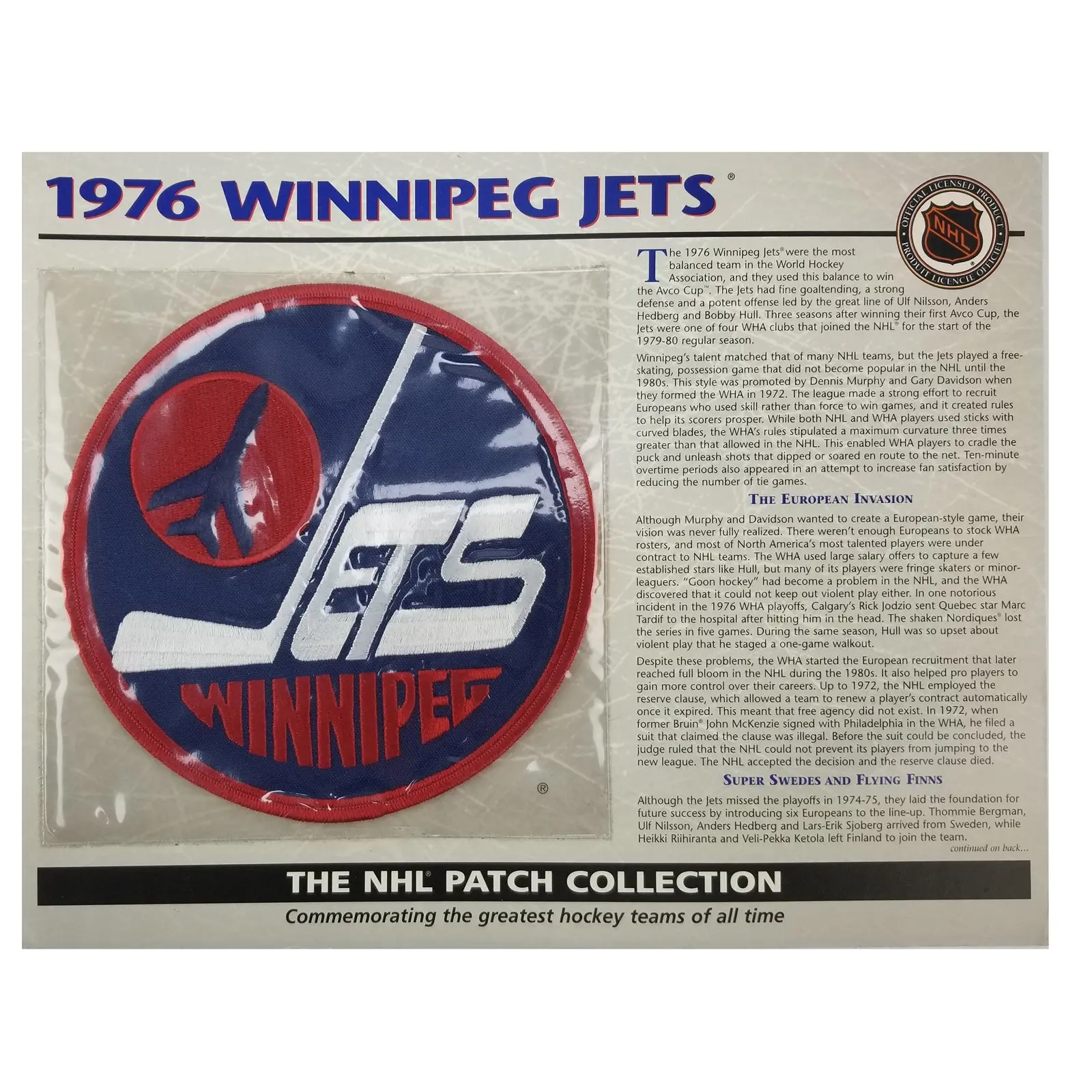 Willabee & Ward NHL Patch Collection Greatest Teams Of All Time With Stat Card - Image 7