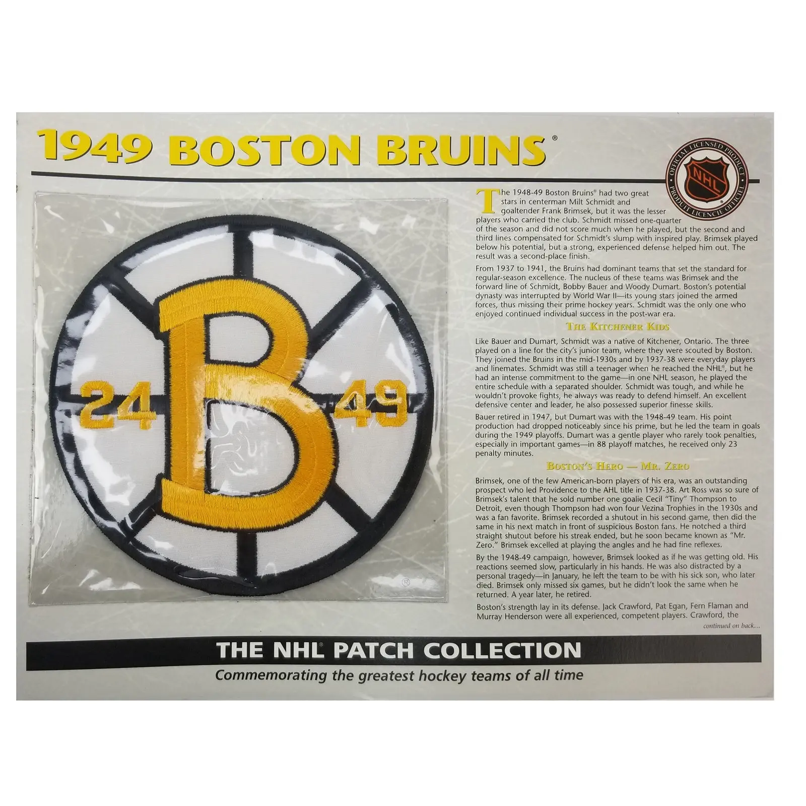 Willabee & Ward NHL Patch Collection Greatest Teams Of All Time With Stat Card - Image 9