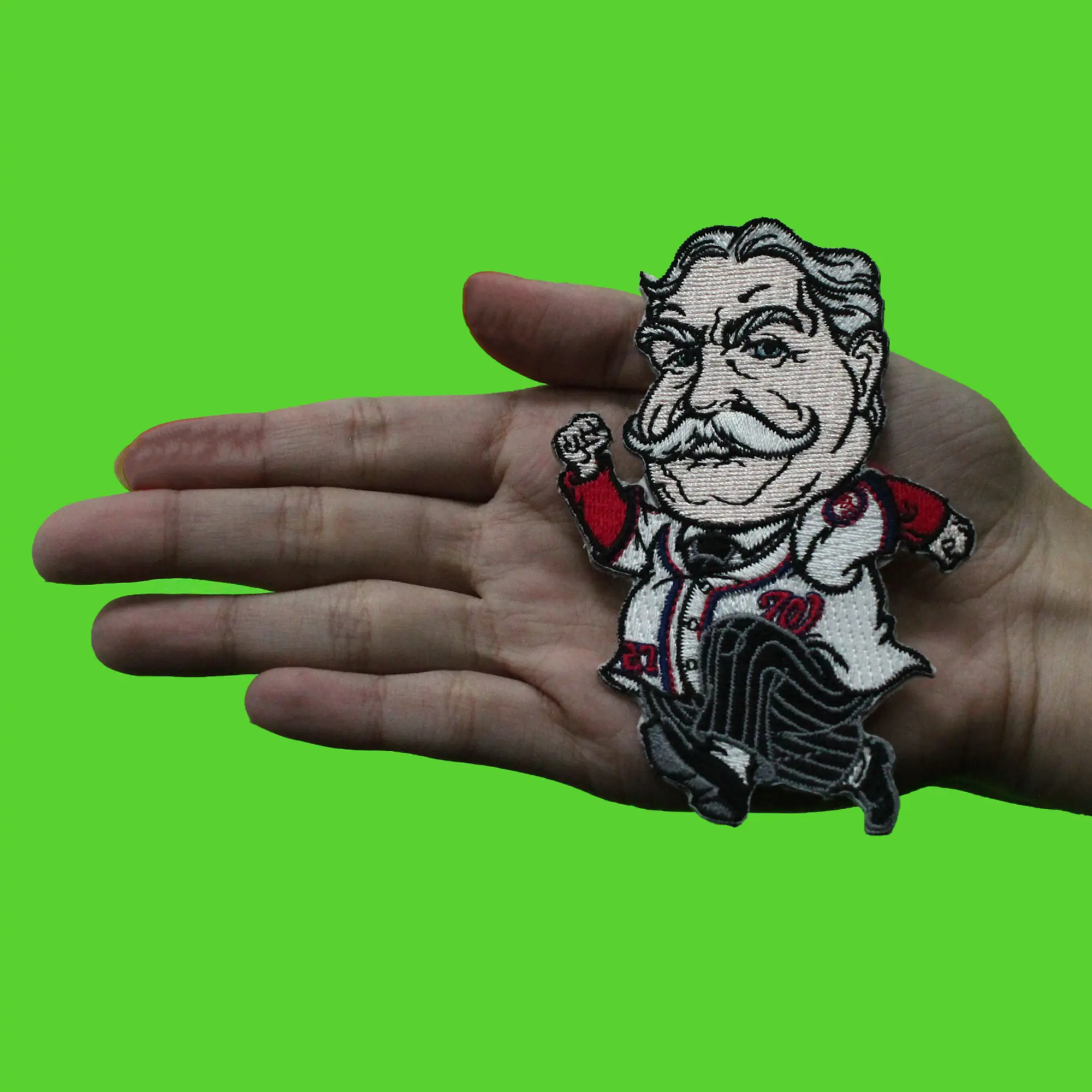 William Howard Taft Twenty Seven President Washington Nationals Team Mascot Self Adessive Patch - Image 2