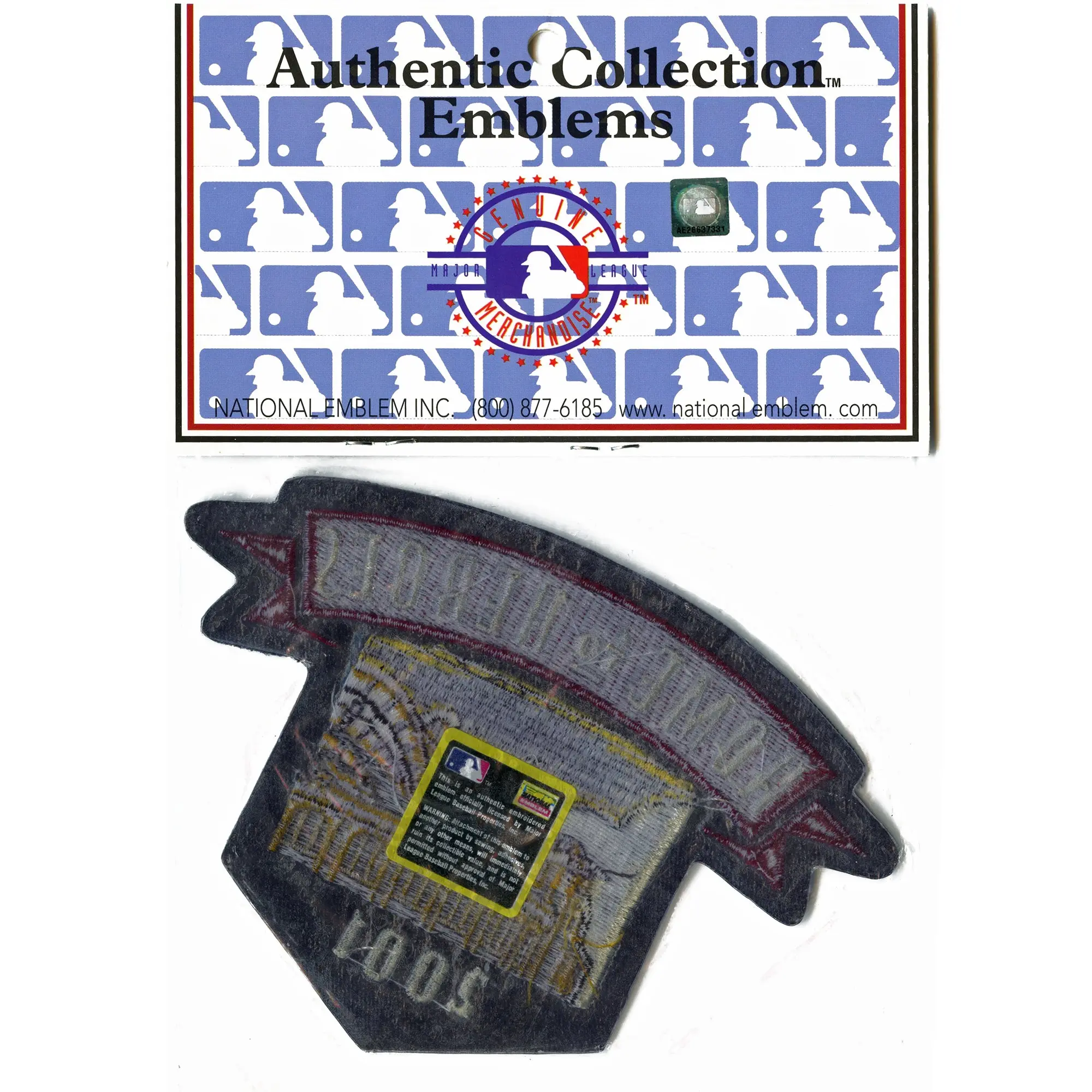 Wisconsin Milwaukee Brewers 2001 Inaugural Season Stadium Home To Heroes Jersey Patch Embroidered Major League Baseball - Image 2