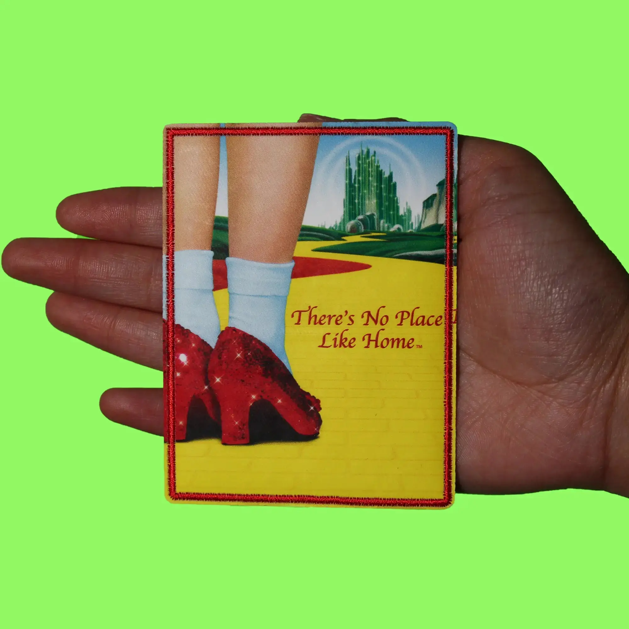 Wizard of Oz Patch There's No Place Like Home Sublimated Iron On - Image 2