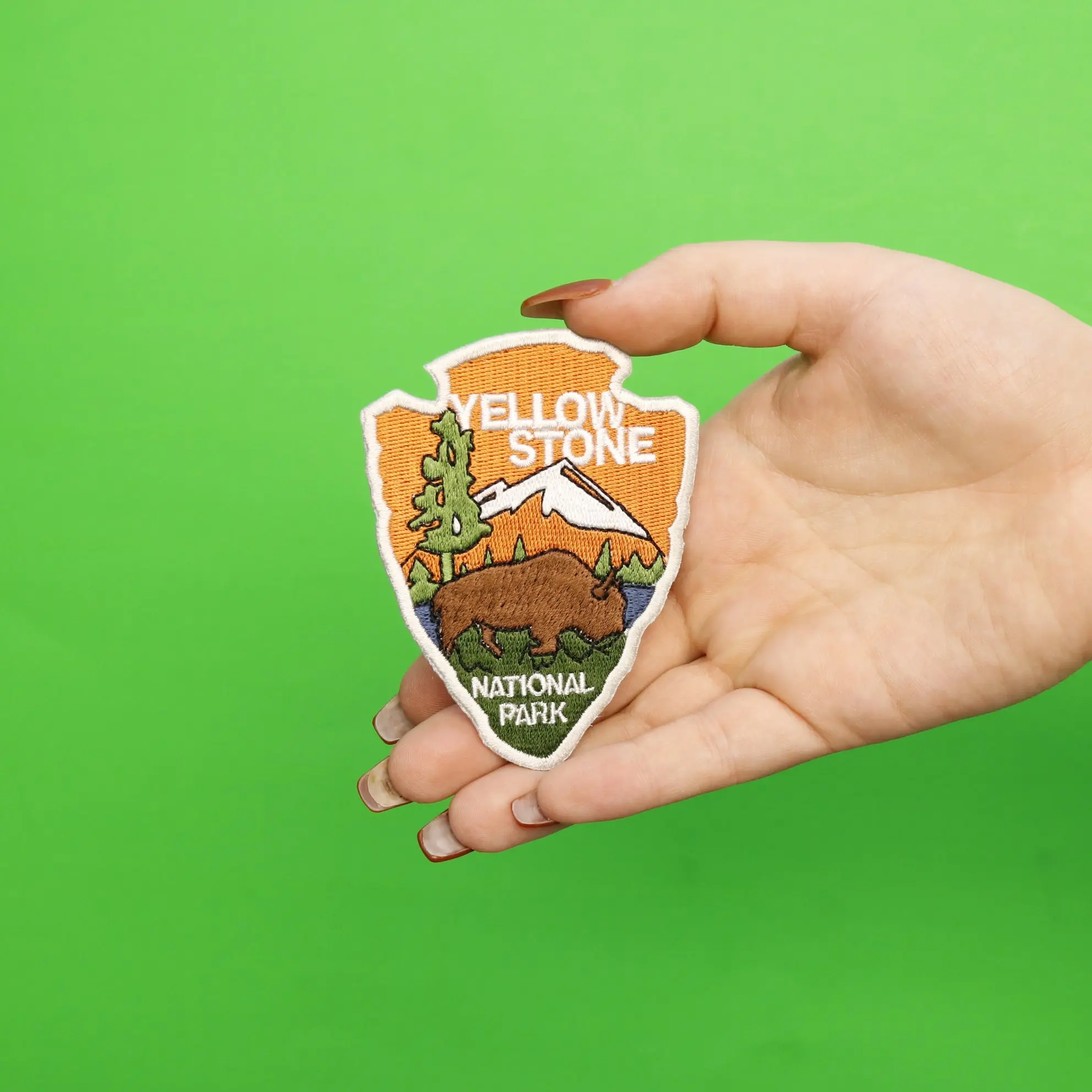 Yellowstone National Park Travel Patch Embroidered Iron On Patch - Image 2