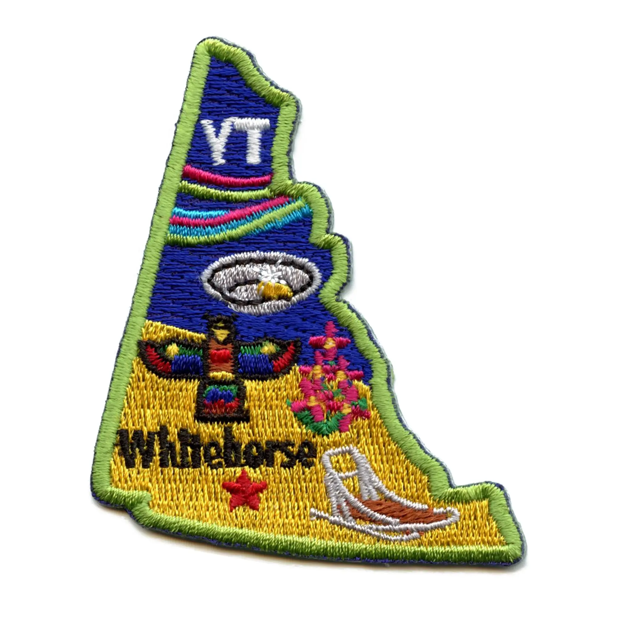 Yukon Patch Canada Province Embroidered Iron-On