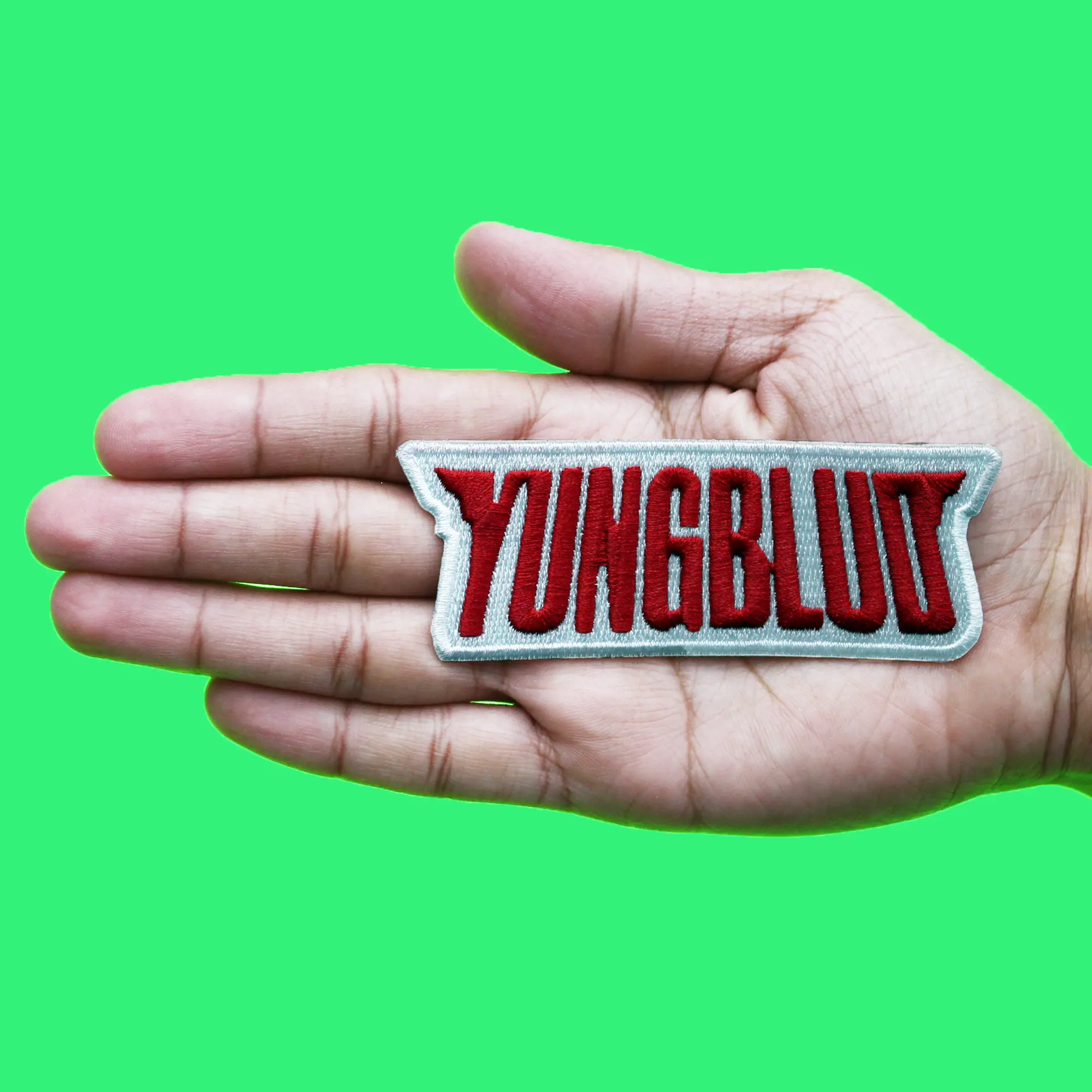 Yungblud Red Logo Patch Pop Punk England Embroidered Iron On - Image 2