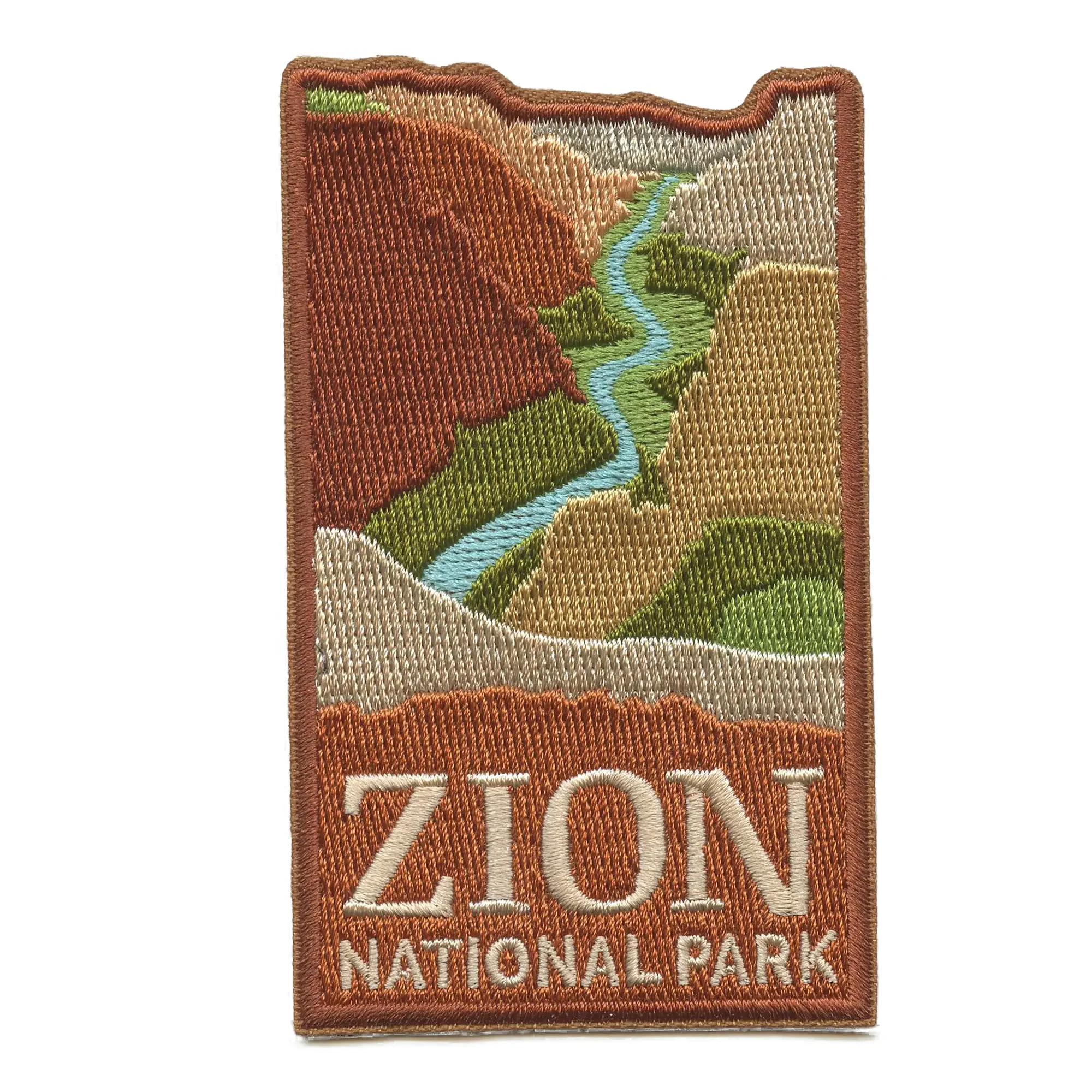 Zion National Park Travel Patch Utah Canyon Embroidered Iron On