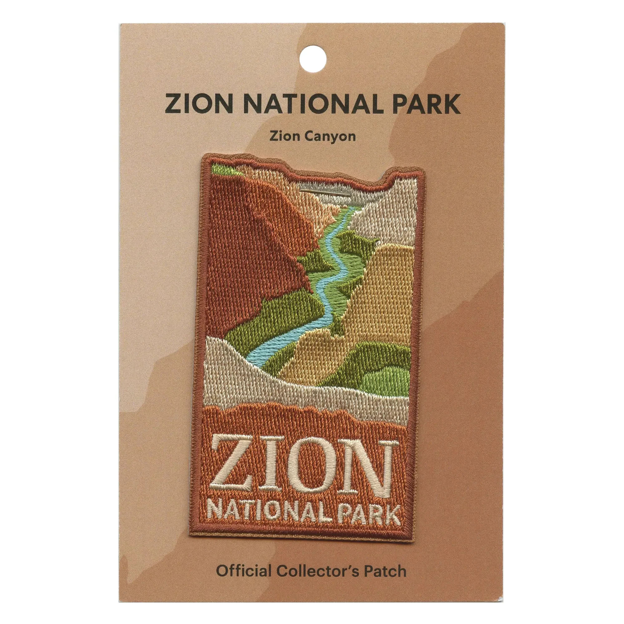 Zion National Park Travel Patch Utah Canyon Embroidered Iron On - Image 2