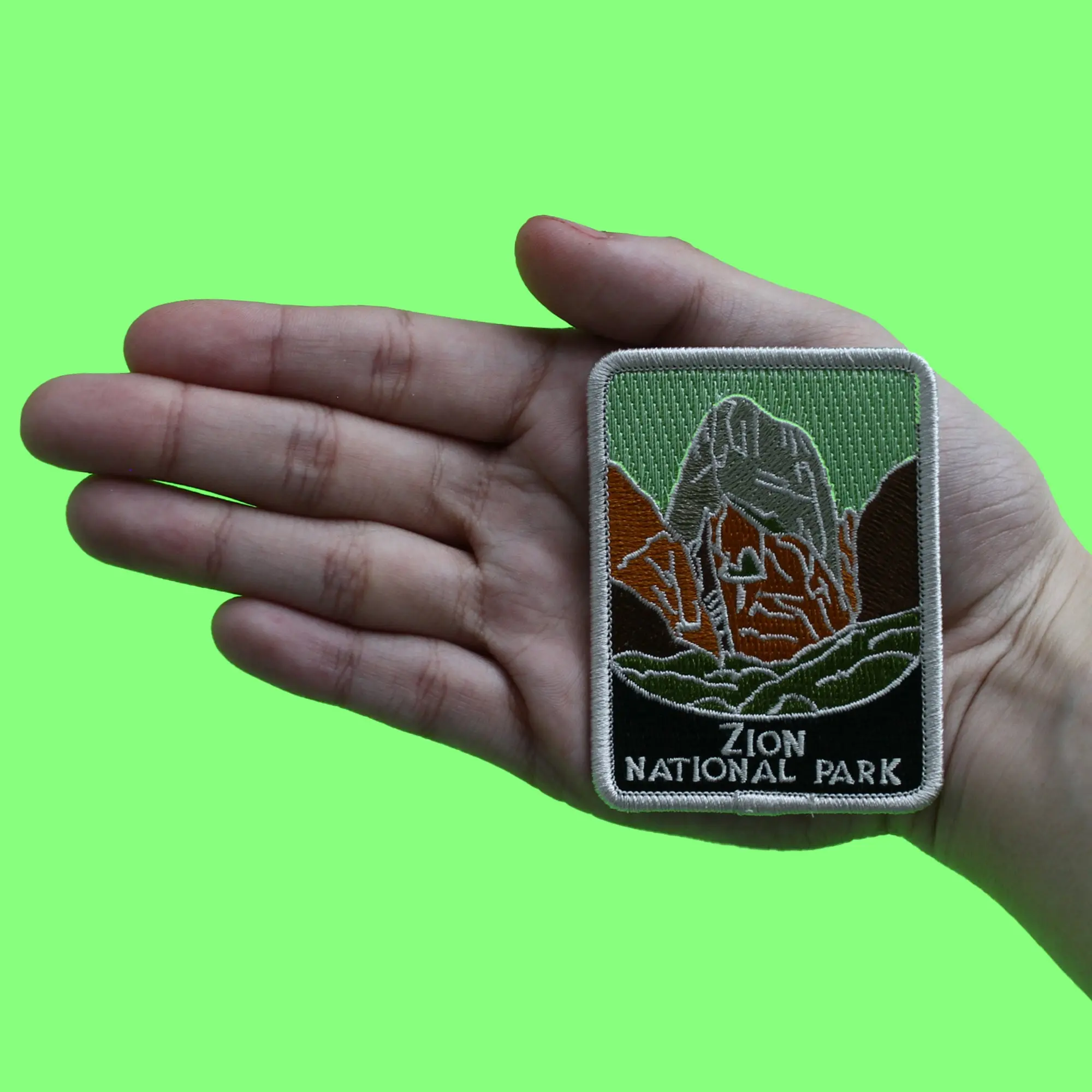Zion National Park Patch Utah Nature Preserve Embroidered Iron On - Image 3